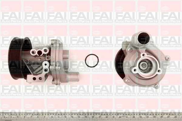 WP6349 FAI AUTOPARTS Водяной насос, охлаждение двигателя (фото 1)