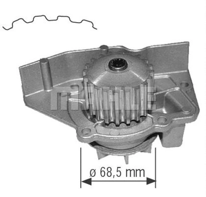 CP 143 000S KNECHT/MAHLE Водяной насос, охлаждение двигателя (фото 1)