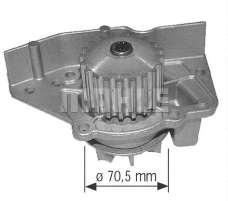 CP 144 000S KNECHT/MAHLE Водяной насос, охлаждение двигателя (фото 1)