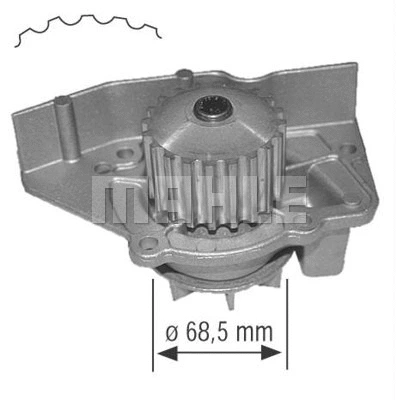 CP 68 000S KNECHT/MAHLE Водяной насос, охлаждение двигателя (фото 1)