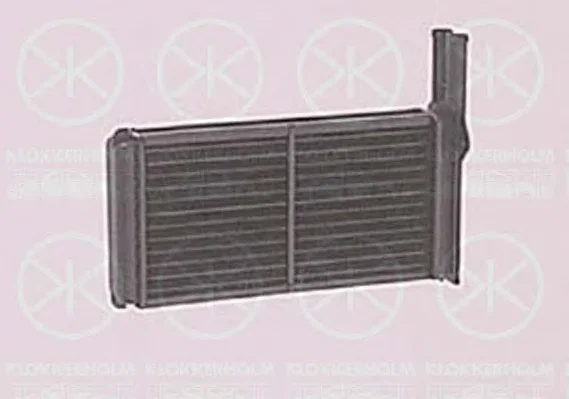 2550306098 KLOKKERHOLM Радиатор отопителя салона (фото 1)