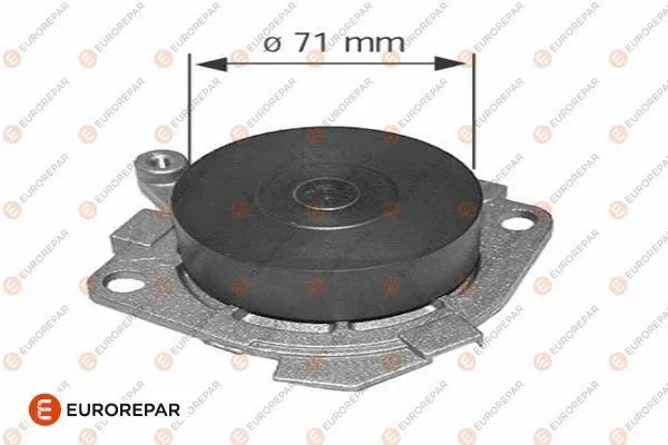 1623101280 EUROREPAR Водяной насос, охлаждение двигателя (фото 1)