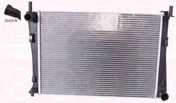 2565302440 KLOKKERHOLM Радиатор охлаждения двигателя (фото 1)