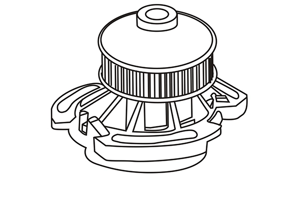 320677 WXQP Водяной насос, охлаждение двигателя (фото 1)