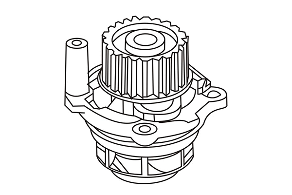 321427 WXQP Водяной насос, охлаждение двигателя (фото 1)