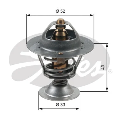 TH31588G1 GATES Термостат, охлаждающая жидкость (фото 1)