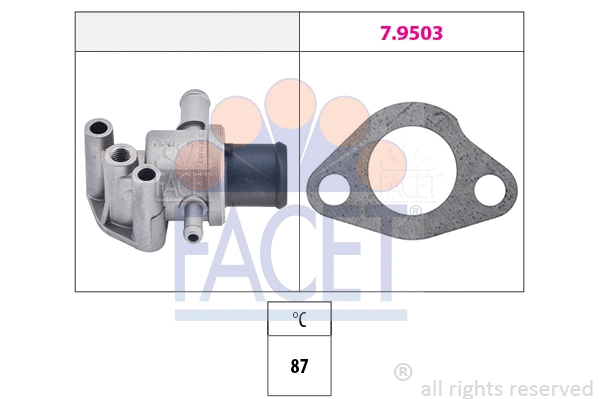 7.8105 FACET Термостат, охлаждающая жидкость (фото 1)