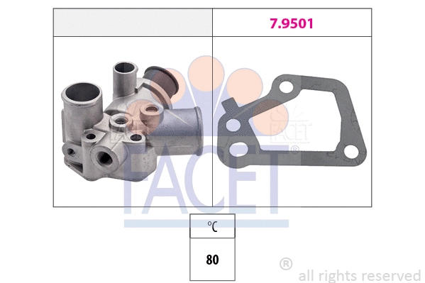 7.8175 FACET Термостат, охлаждающая жидкость (фото 1)
