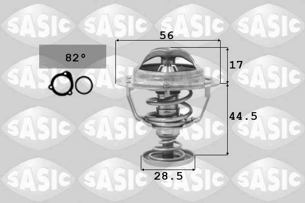 3306063 SASIC Термостат, охлаждающая жидкость (фото 1)