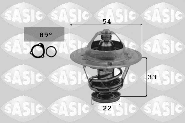 3306078 SASIC Термостат, охлаждающая жидкость (фото 1)