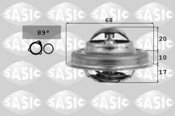 3381161 SASIC Термостат, охлаждающая жидкость (фото 1)