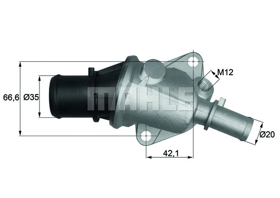 TI 105 88 KNECHT/MAHLE Термостат, охлаждающая жидкость (фото 1)