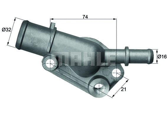 TI 85 82D KNECHT/MAHLE Термостат, охлаждающая жидкость (фото 1)