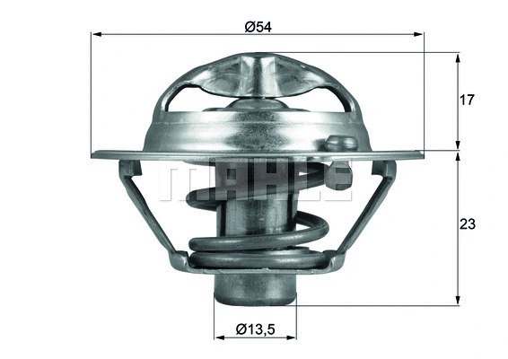 TX 118 82D KNECHT/MAHLE Термостат, охлаждающая жидкость (фото 1)