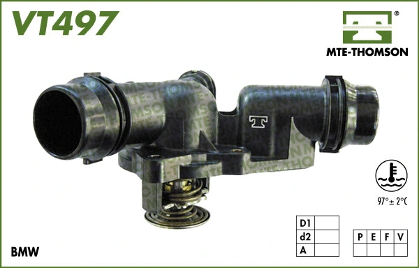 VT497.97 MTE-THOMSON Термостат, охлаждающая жидкость (фото 1)