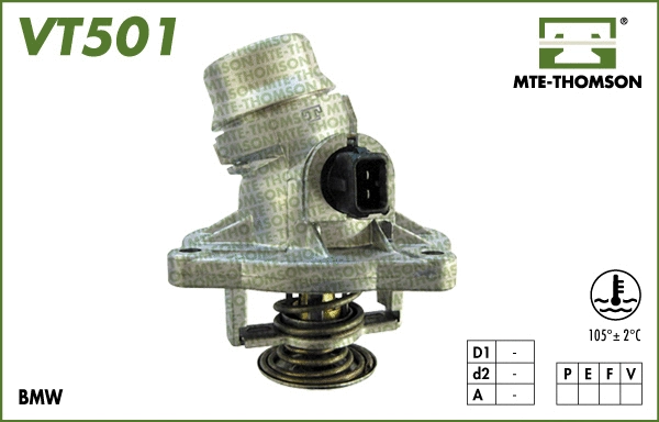 VT501.105 MTE-THOMSON Термостат, охлаждающая жидкость (фото 1)