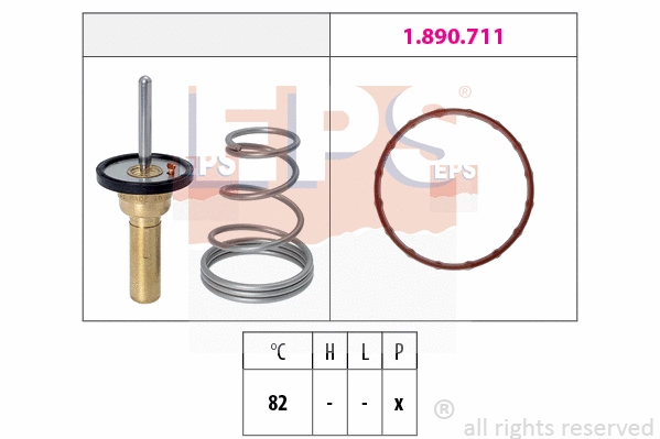 1.880.736 EPS Термостат, охлаждающая жидкость (фото 1)