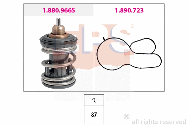 1.880.966 EPS Термостат, охлаждающая жидкость (фото 1)