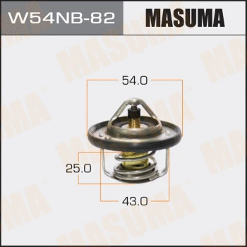 W54NB-82 MASUMA Термостат, охлаждающая жидкость (фото 1)