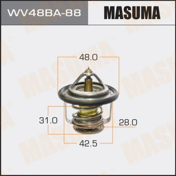 WV48BA-88 MASUMA Термостат, охлаждающая жидкость (фото 1)