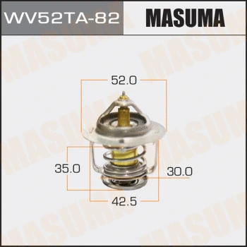 WV52TA-82 MASUMA Термостат, охлаждающая жидкость (фото 1)