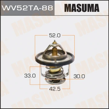 WV52TA-88 MASUMA Термостат, охлаждающая жидкость (фото 1)