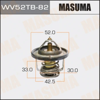 WV52TB-82 MASUMA Термостат, охлаждающая жидкость (фото 1)