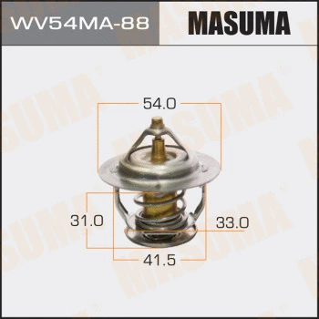 WV54MA-88 MASUMA Термостат, охлаждающая жидкость (фото 1)