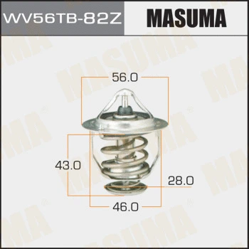 WV56TB-82Z MASUMA Термостат, охлаждающая жидкость (фото 1)