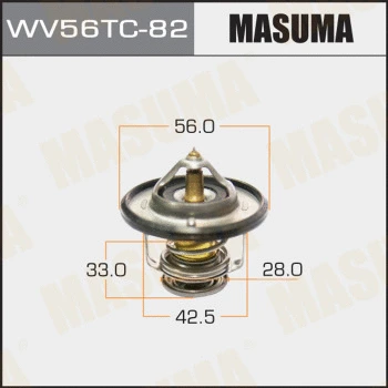 WV56TC-82 MASUMA Термостат, охлаждающая жидкость (фото 1)