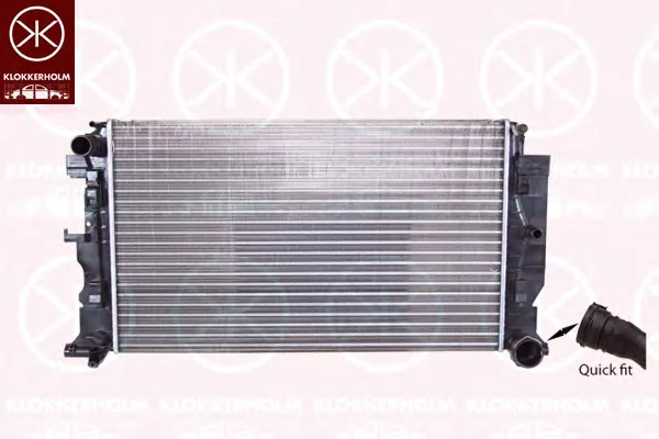 3547302402 KLOKKERHOLM Радиатор охлаждения двигателя (фото 1)