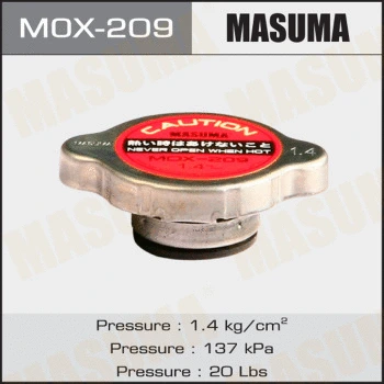 MOX-209 MASUMA Крышка, резервуар охлаждающей жидкости (фото 1)