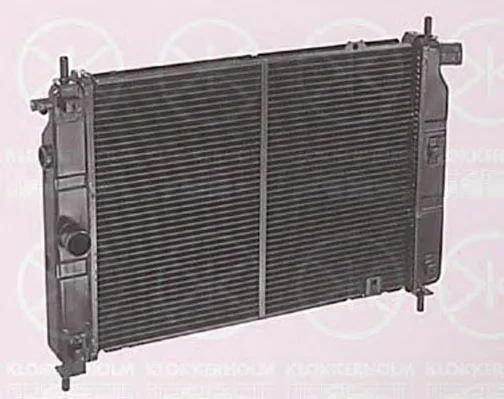 5049302122 KLOKKERHOLM Радиатор охлаждения двигателя (фото 1)