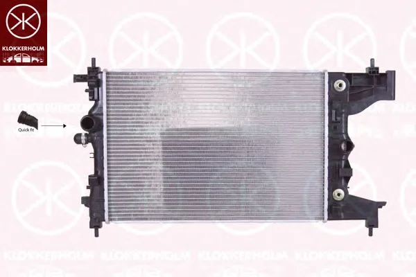 5053302484 KLOKKERHOLM Радиатор охлаждения двигателя (фото 1)