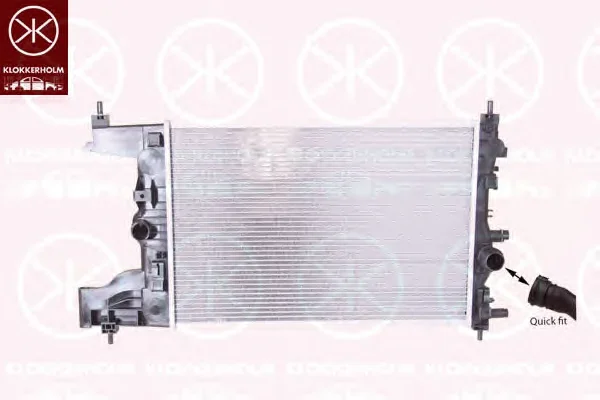 5053302485 KLOKKERHOLM Радиатор охлаждения двигателя (фото 1)