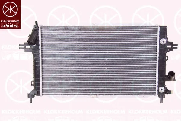 5063302460 KLOKKERHOLM Радиатор охлаждения двигателя (фото 1)