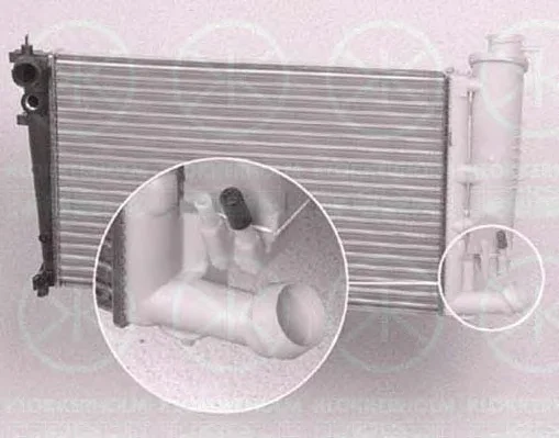 5513302136 KLOKKERHOLM Радиатор охлаждения двигателя (фото 1)