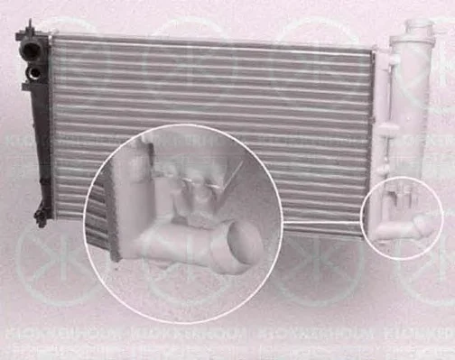 5513302148 KLOKKERHOLM Радиатор охлаждения двигателя (фото 1)