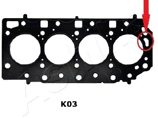 46-0K-K03A ASHIKA Прокладка, головка цилиндра (фото 2)