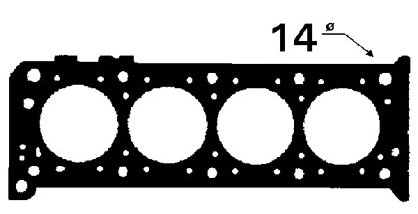 CH4395 BGA Прокладка, головка цилиндра (фото 1)