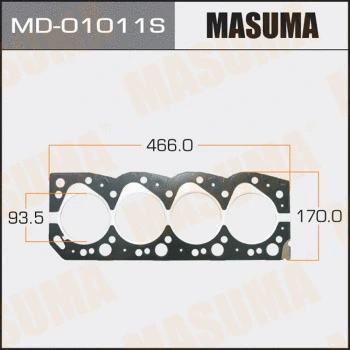 MD-01011S MASUMA Прокладка, головка цилиндра (фото 1)