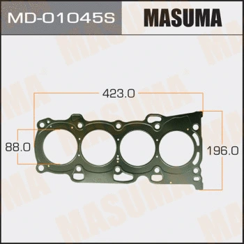 MD-01045S MASUMA Прокладка, головка цилиндра (фото 1)