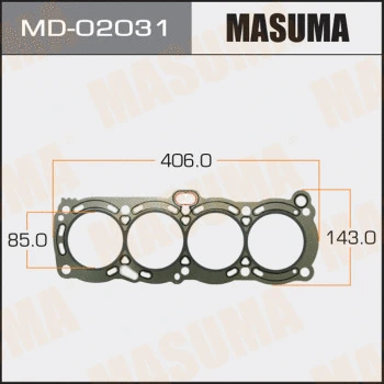 MD-02031 MASUMA Прокладка, головка цилиндра (фото 1)