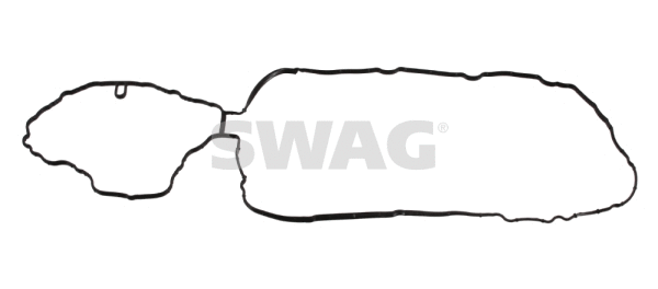 20 93 2987 SWAG Прокладка, крышка головки цилиндра (фото 1)