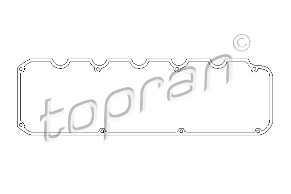 500 855 TOPRAN Прокладка, крышка головки цилиндра (фото 1)