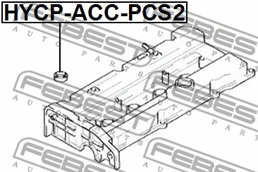 HYCP-ACC-PCS2 FEBEST Прокладка, крышка головки цилиндра (фото 1)