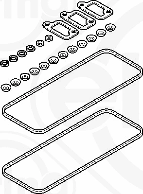 108.074 ELRING Комплект прокладок, крышка головки цилиндра (фото 1)