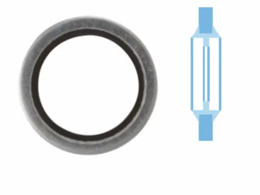 005503H CORTECO Уплотнительное кольцо, резьбовая пробка маслосливн. отверст. (фото 2)