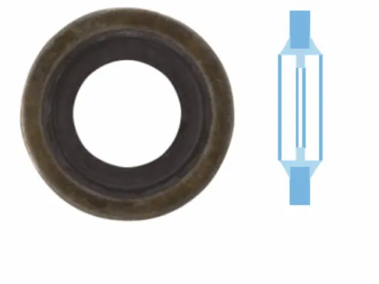 008798H CORTECO Уплотнительное кольцо, резьбовая пробка маслосливн. отверст. (фото 2)
