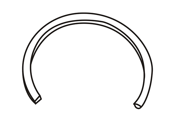 110775 WXQP Уплотняющее кольцо, коленчатый вал (фото 1)